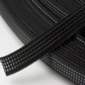 Halcsont rigilene 6mm széles test színű. - BLACK - FEKETE